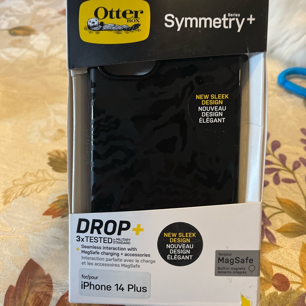 Otterbox Symmetry Black Hard Case new for IPhone 14 plus